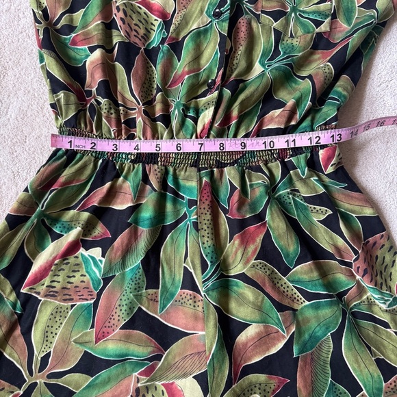Vintage Hilo Hattie Hawaiian Print Romper 100% Cotton L - Picture 12 of 13